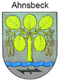 Das Wappen der Gemeinde Ahnsbeck.