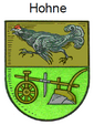 Das Wappen der Gemeinde Hohne.
